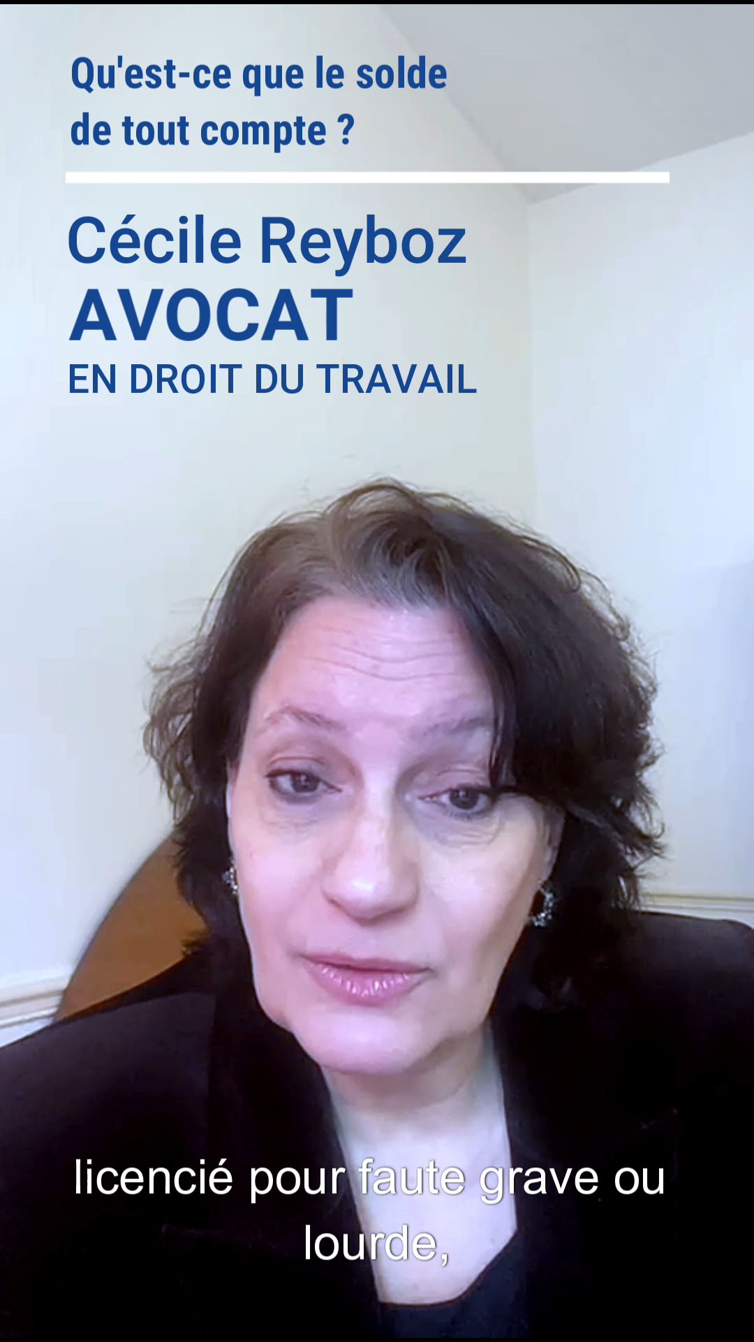 Qu'est-ce que le solde de tout compte ?